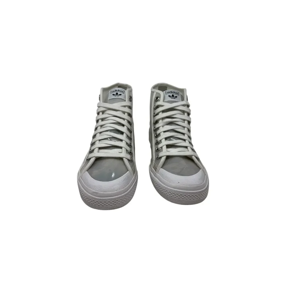 Adidas Nizza Hi Jelly‎ Translucent Sneakers Clear White High Top Womens 9